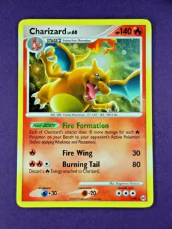 🔥FOIL CHARIZARD🔥 | Rare Holo | DP Platinum Arceus | Pokemon 1/99 | Dragon 📈 - Image 1