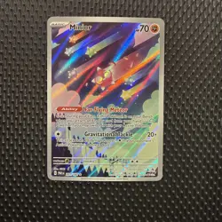 Pokemon TCG Minior 201/182 Paradox Rift Illustration Rare NM - Image 1