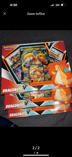 Pokemon TCG Dragonite V Collection Box- Factory Sealed- Evolving Skies - Image 2