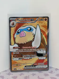 Mamoswine ex - 174/159 - Ultra Rare - Journey Together - Full Art - Pokemon - NM - Image 1
