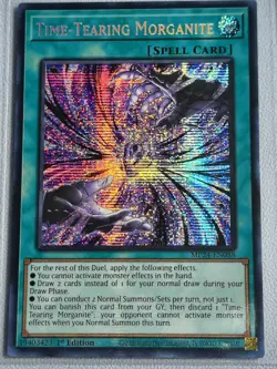 Yu-Gi-Oh - Time-Tearing Morganite - MP24-EN088 - Prismatic Secret Rare - Image 1