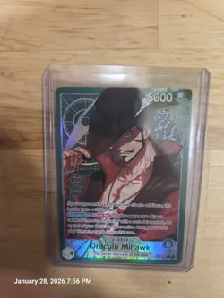 Dracule Mihawk - OP14-020 (Alternate Art) OP14-020 The Azure Sea's Seven Foil - Image 1