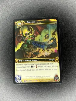 Azaloth 197/252 World of Warcraft WOW TCG Illidan Epic *Foil* MP - Image 1
