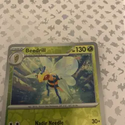 Pokemon Card Beedrill Scarlet & Violet 151 Reverse Holo Rare 015/165 Near Mint - Image 3
