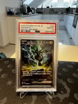 PSA 10 - 2025 POKEMON JPN SV11B-BLACK BOLT SPECIAL ART RARE #169 ZEKROM EX - Image 1