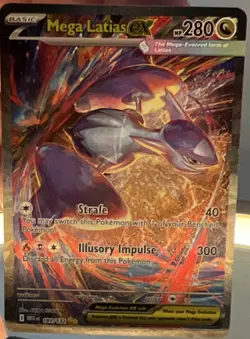 Pokemon Mega Latias EX SIR Holo Card 181/132 MEG Special Illustration Rare NM+ - Image 2