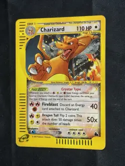 LP Charizard Holo Rare 146/144 Skyridge WOTC Pokemon Card - Image 2
