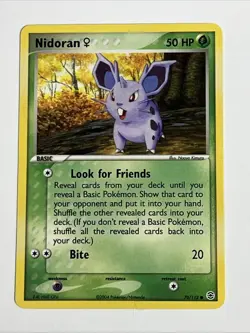 Pokemon TCG Nidoran #70/112 Ex Collectible Trading Card - Image 1