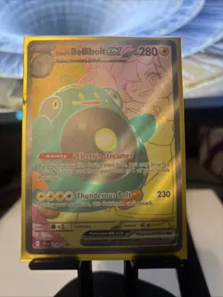 Pokemon TCG Iono's Bellibolt EX Journey Together Ultra Rare Holo Card 183/159 - Image 1