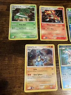 Pokemon Diamond And Pearl Card Lot 5 Holos And Reverse Holos Palkia Lucario Etc. - Image 2