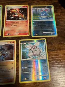 Pokemon Diamond And Pearl Card Lot 5 Holos And Reverse Holos Palkia Lucario Etc. - Image 3