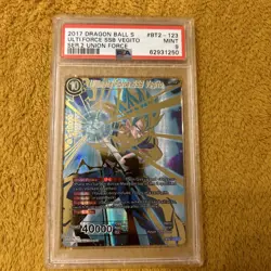 PSA 9 Ultimate Force SSB Vegito BT2-123 SCR 2017 DBS Card Game - Image 1