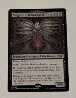 MTG Valgavoth, Terror Eater - Duskmourn: House of Horror LP - Image 1