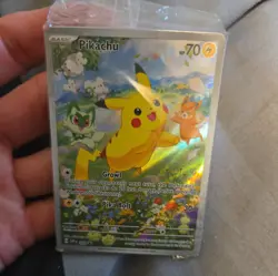 Pokemon Pikachu TCG SVP088 Scarlet And Violet Black Star Full Art Promo - Image 1