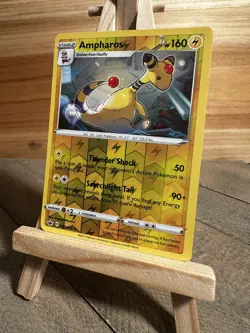 Pokemon SWSH06: Chilling Reign Rare,Reverse Holo Ampharos #049/198 NM/LP - Image 1