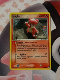 Magby 58/92 Legend Maker Reverse Holo Stamped Pokemon Card - Image 1