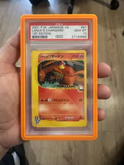 Pokemon PSA 10 Lance's Charizard #97 1St Edition VS 2001 Japanese - Image 3