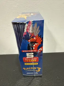 New 30 packs 2025 Peru Pokemon Blue Vol 3 Pokedex Sticker Booster Flash Editon - Image 2