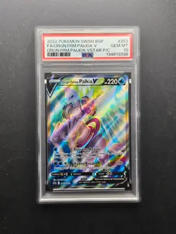 PSA 10 GEM MINT Pokemon 2022 SWSH Origin Form Palkia V SWSH253 Promo - Image 1