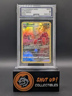 Parasect TG01/TG30 Trainer Gallery Holo Full Art Pokemon SWSH Lost Origin AGS 9 - Image 1