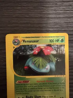Pokemon TCG Venusaur Expedition Base Set 68/165 2002 - Image 2