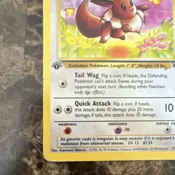Pokemon TCG Eevee Jungle 51/64 1st Edition Regular Common Basic 50 HP - Image 5