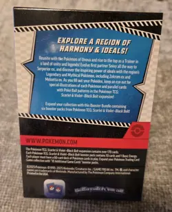 Pokemon TCG Scarlet & Violet Black Bolt Factory Sealed FREE SHIPPING - Image 2