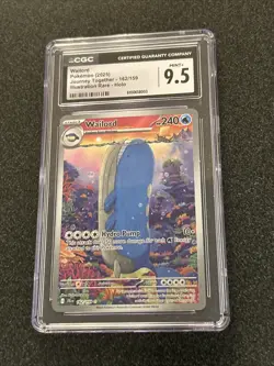 2025 POKEMON BATTLE PARTNERS - ART RARE - HOLO - JPN #103/100 WAILORD CGC 9.5 - Image 1