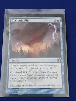 Cyclonic Rift 35/274 Rare Magic MTG WotC 2012 Return to Ravnica NM condition - Image 1