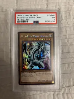 2024 Yu-Gi-Oh! SBC2 Speed Duel Battle City Finals Blue-Eyes White Dragon PSA 7 - Image 1