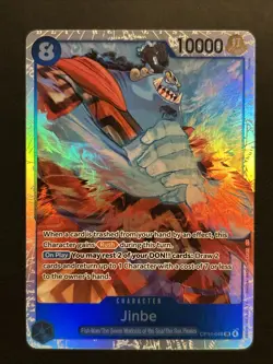 Jimbei OP14-049 SR Seven Warlords of the Azure Ocean ONE PIECE TCG NM - Image 1