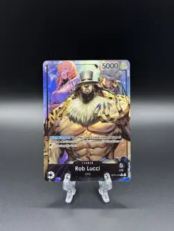 Rob Lucci OP07-079 English Foil (Alt Art) One Piece 500 Years in the Future - Image 1