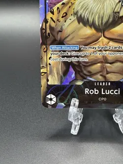 Rob Lucci OP07-079 English Foil (Alt Art) One Piece 500 Years in the Future - Image 5