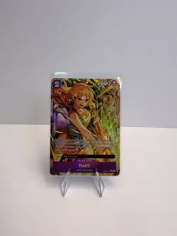 One Piece TCG: Nami Parallel Alt Art English PRB02-012 The Best Vol. 2 - Image 1