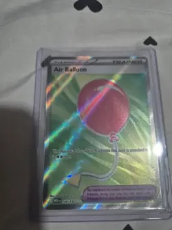 Pokemon Mega Evolution Air Balloon TCG Full Art Ultra Rare Card 166/132 - Image 1