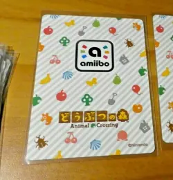 ANIMAL CROSSING JAPANESE CARD NINTENDO WELCOME AMIIBO CARTE Monique 058 MINT - Image 2
