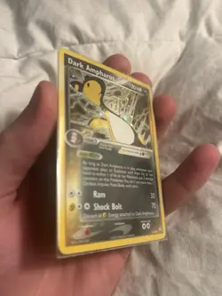 Dark Ampharos 2/109 Holo Rare Swirl Team Rocket Returns LP Pokemon Card - Image 2