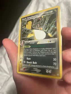 Dark Ampharos 2/109 Holo Rare Swirl Team Rocket Returns LP Pokemon Card - Image 3