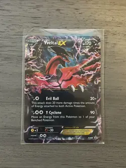 Pokemon TCG Yveltal EX XY08 XY Promo Holo Card 2014 LP - Image 1