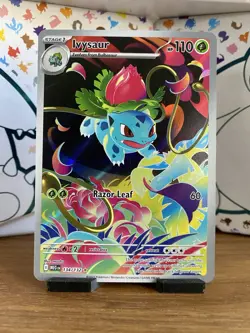 Ivysaur 134/132 Mega Evolution Holo Pokemon Card NM - Image 1
