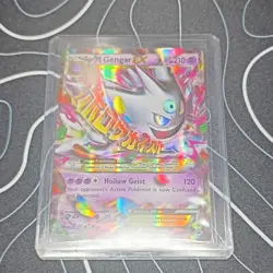 Pokemon TCG M Gengar EX Mega XY166 Holo Promo EX Card 2016 Card Stock XY Set - Image 1