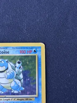 Pokemon TCG 1999 Base Set Blastoise Holo Card 2/102 HP - Image 4