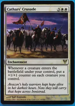 Cathars' Avacyn Restored FOIL NM White Rare CARD (481466) ABUGames - Image 1