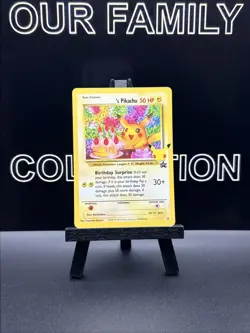 Happy Birthday Pikachu Holo 24 Celebrations Birthday Pokemon Card NM - Image 1