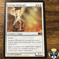 Magic the Gathering MTG: Sublime Archangel- NM- 036/249- M13 - Image 1