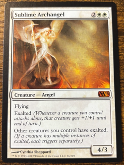 Magic the Gathering MTG: Sublime Archangel- NM- 036/249- M13 - Image 3