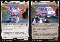 Ratchet, Field Medic // Ratchet, Rescue Ra The Brother's War Transformers LP MTG - Image 1