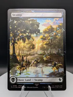 (4x) Swamp Land Chocobo Track FOIL: Final Fantasy MTG (NM) - Image 1