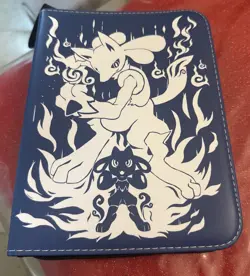 New Card Binder Pokemon Cards Binder Holder Fits 400 Cards 50 Removable Sleeves - Image 1