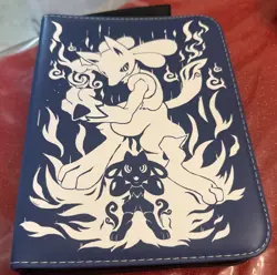 New Card Binder Pokemon Cards Binder Holder Fits 400 Cards 50 Removable Sleeves - Image 4
